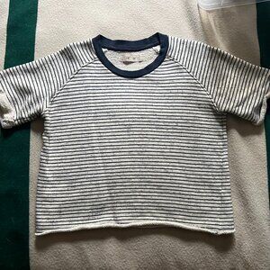 Madewell striped sweatshirt tee